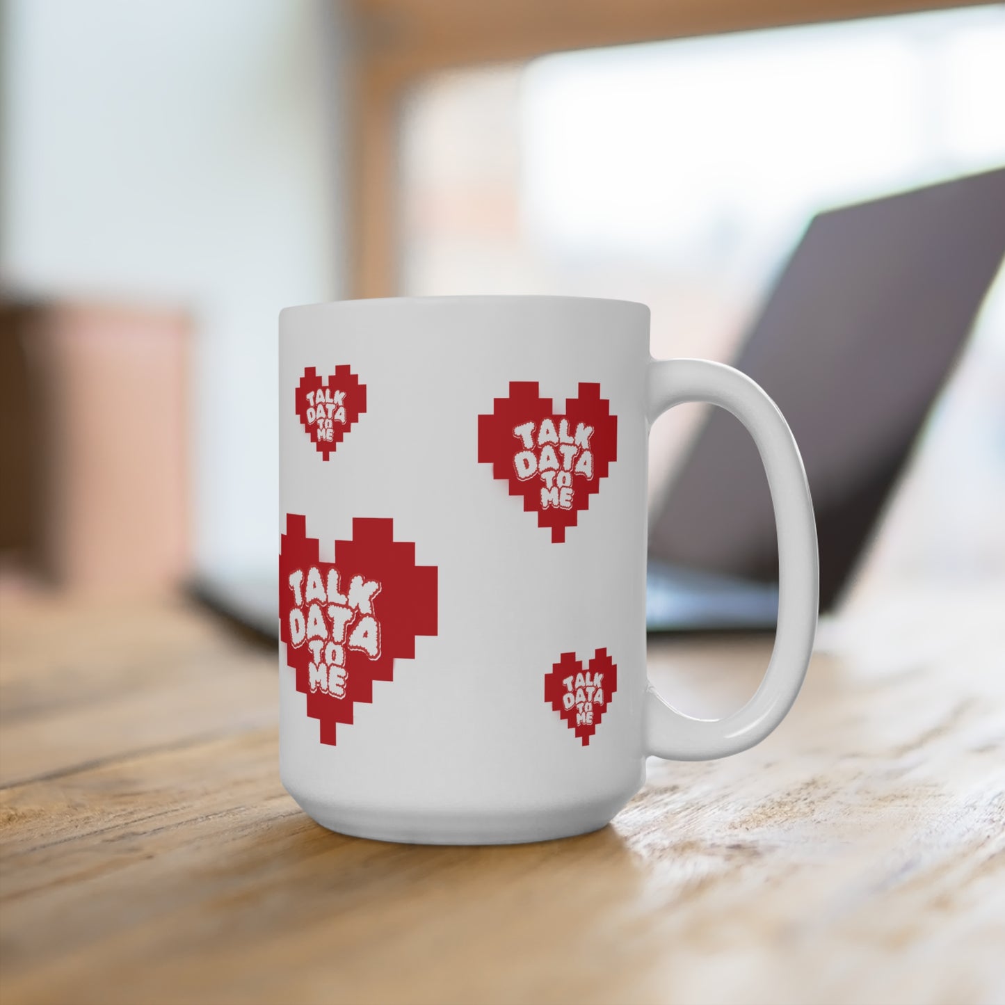 ☕ Talk Data To Me – 15oz Coffee Mug ☕ | Perfect for Data Lovers & Tech Enthusiasts