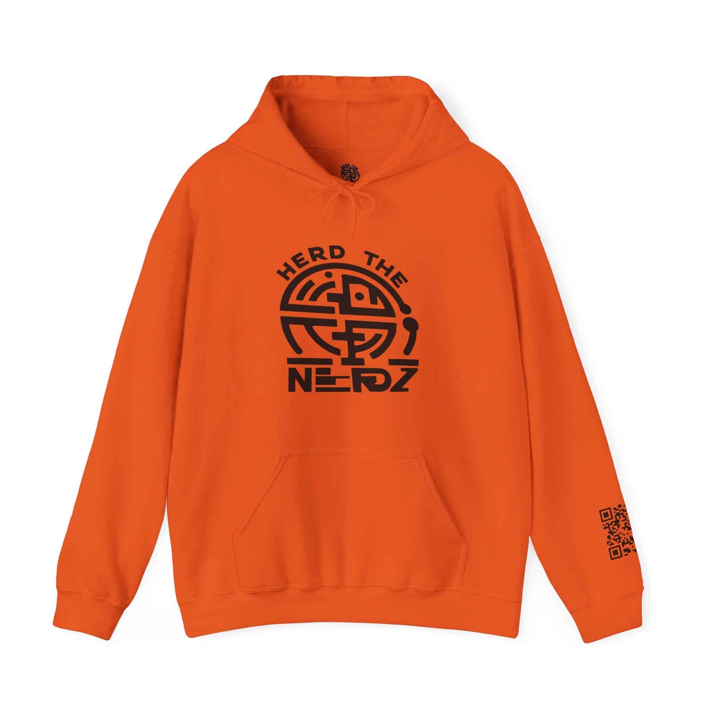 Herd The Nerdz - Logo - Blck - Unisex Heavy Blend™ Hooded Sweatshirt