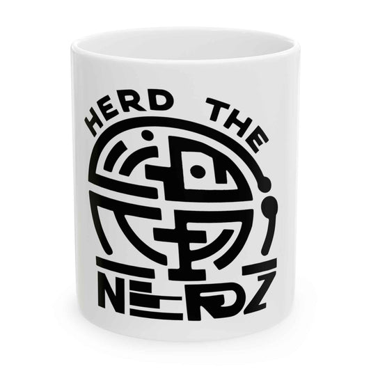 Herd The Nerdz - Ceramic Mug, 11oz